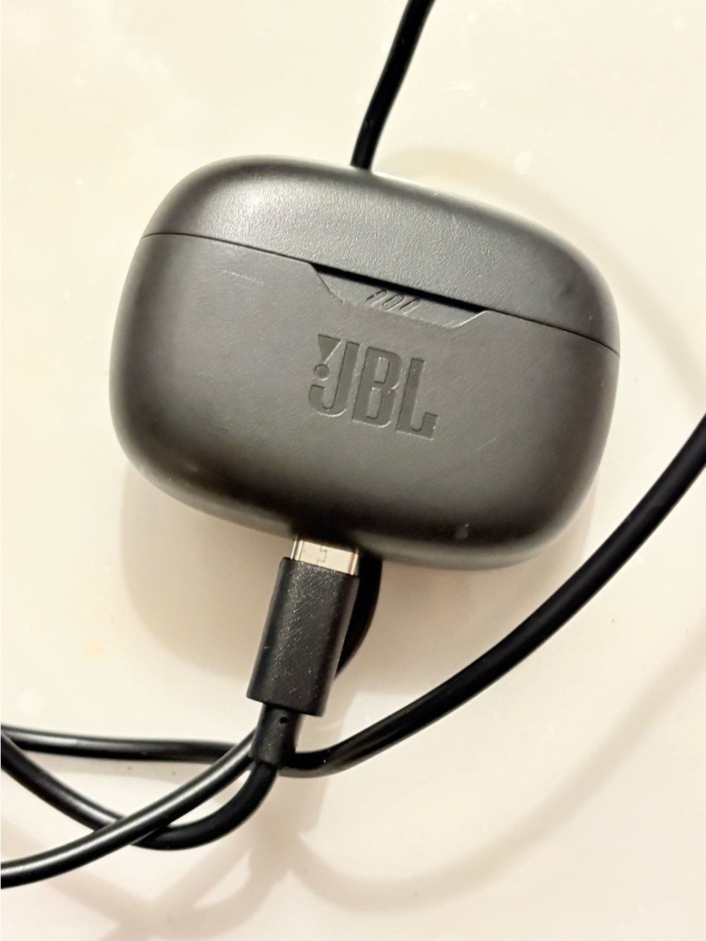 JBL Black Vibe Beam True Wireless Earbuds Charging Case with USB-C Pre Owned